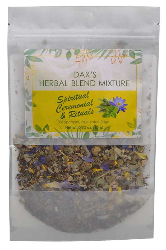 15gms Spiritual Ceremonial smoking herb blends - Click Image to Close