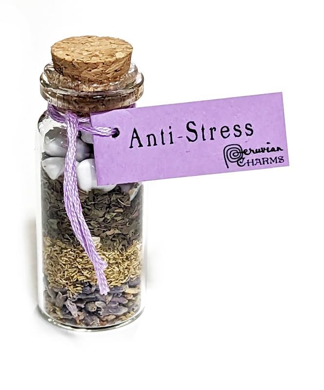 Anti Stress pocket spellbottle - Click Image to Close