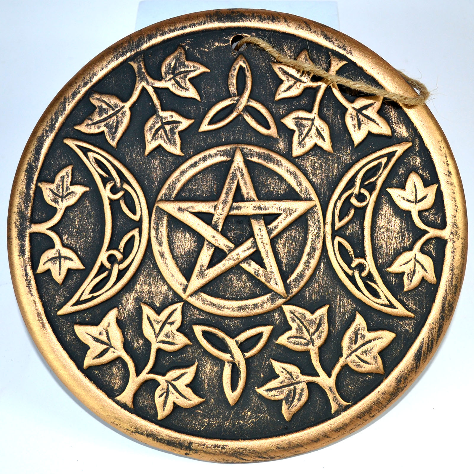 7 3/4" Triple Moon wall plaque